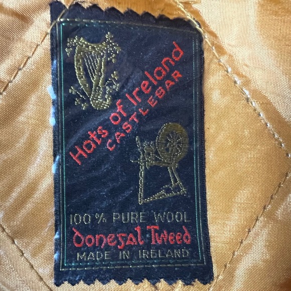 Hats of Ireland Donegal Tweed Patchwork Flat Cap Made in Ireland 100 Pure Wool - Picture 6 of 6